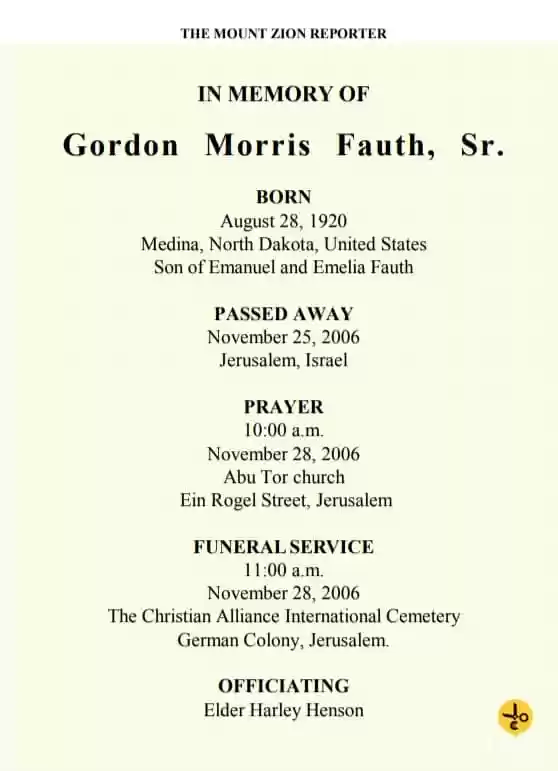 Fauth-In Memoriam